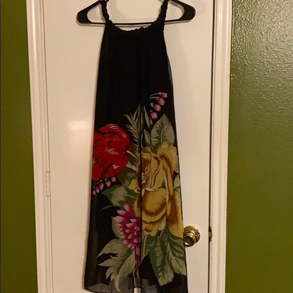 Lola P Floral Print Sleeveless Dress - Picture 4 of 4